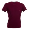 Bordowy V-neck Ron