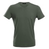 Khaki V-neck Military