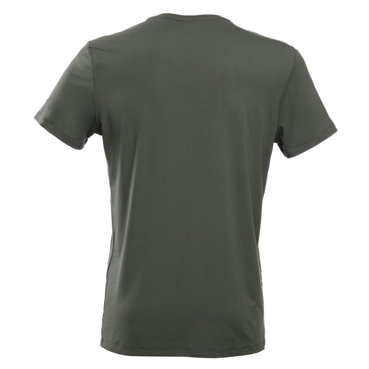 Khaki V-neck Military