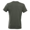 Khaki V-neck Military