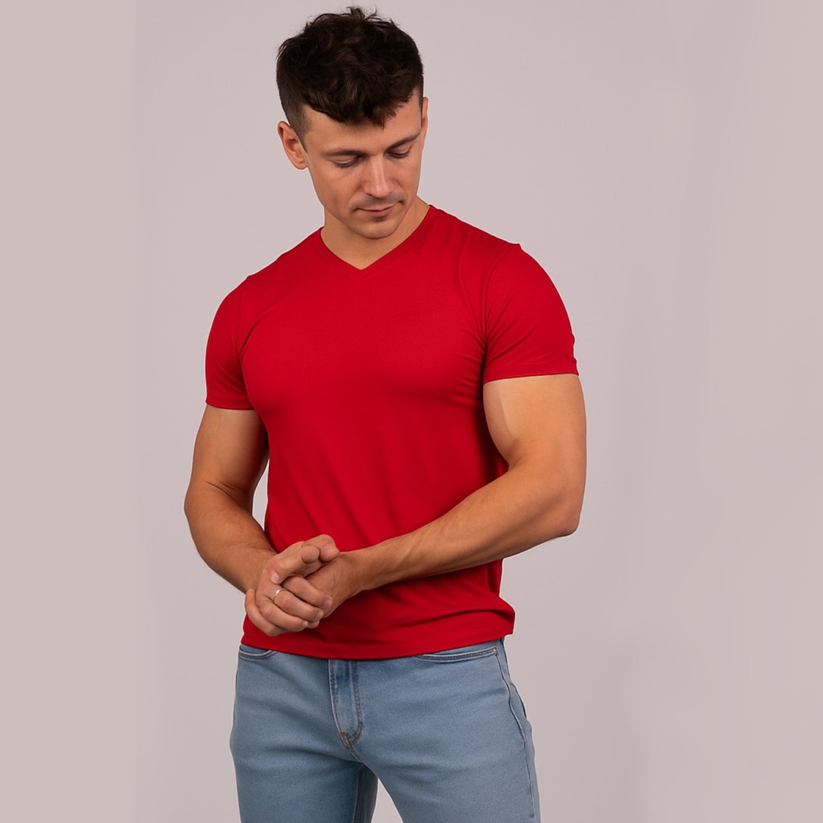 Wiśniowy V-neck Cherry