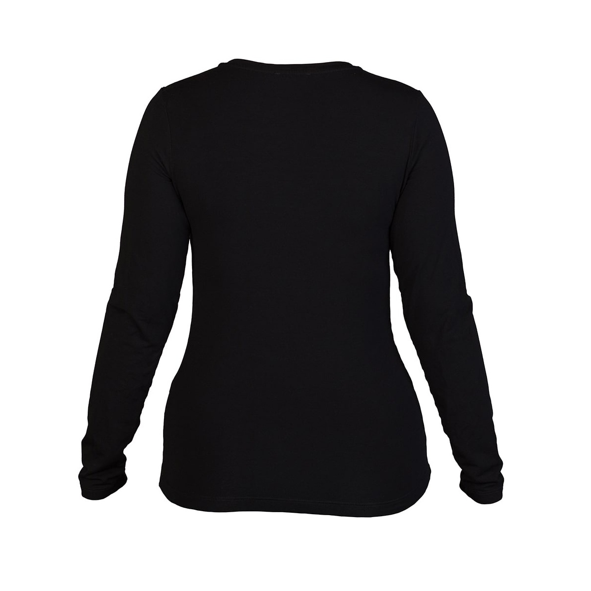 Czarny v-neck Amira Long