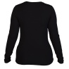 Czarny v-neck Amira Long