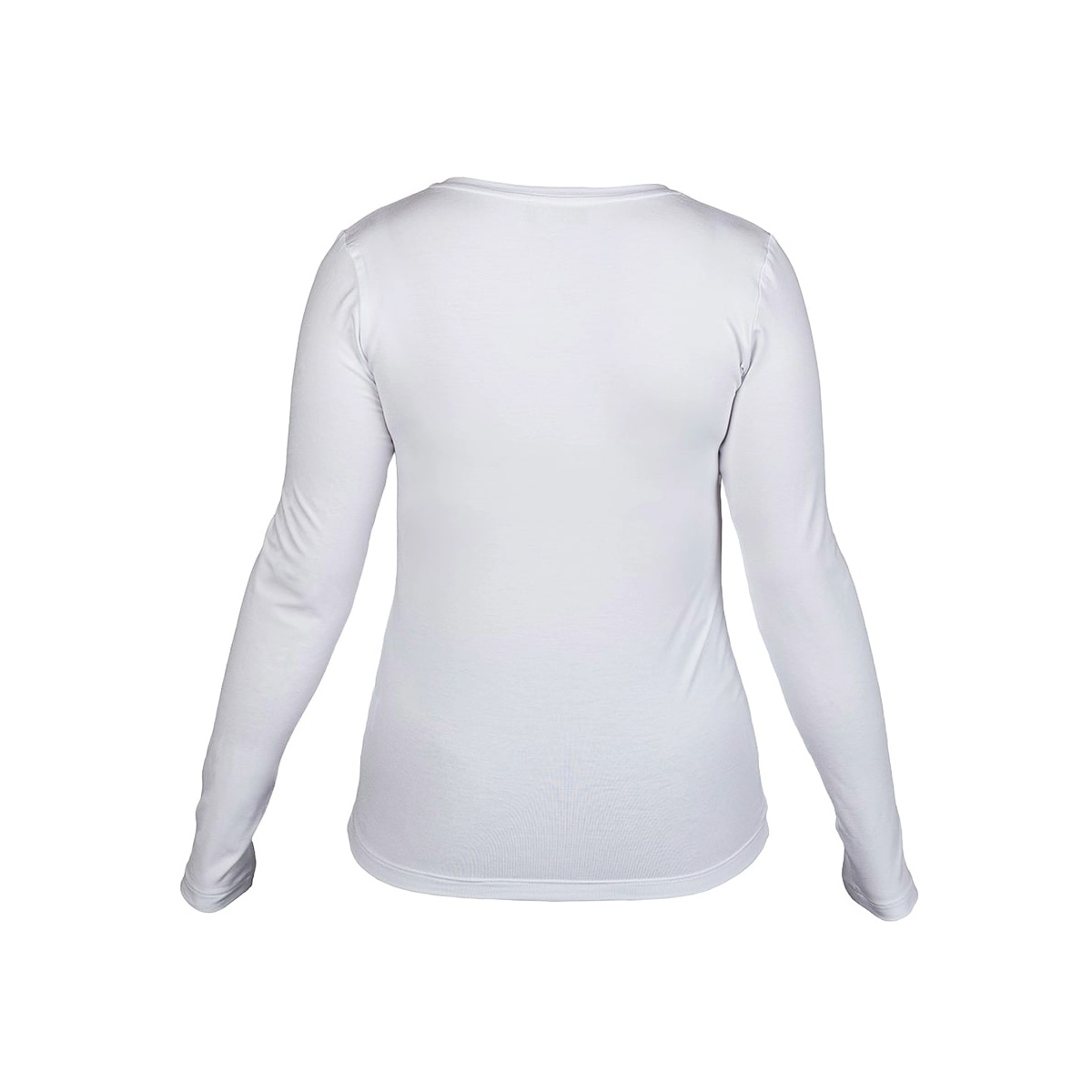 Biały v-neck Thalia Long