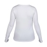 Biały v-neck Thalia Long
