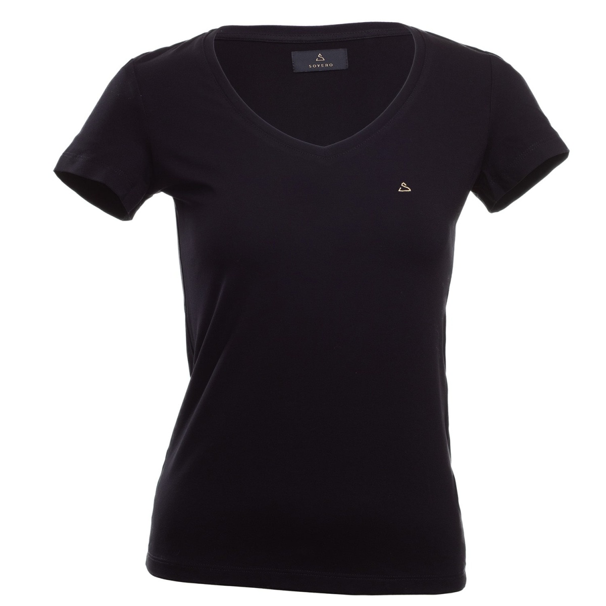 Czarny v-neck Nora